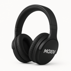 MOXIV Wireless Over-Ear Headphones – Noise Cancelling Bluetooth Headset with Mic